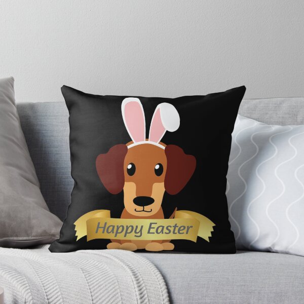 Item preview, Dachshund Happy Easter Bunny Ears Dog Lovers Gift designed and sold by peter2art.
