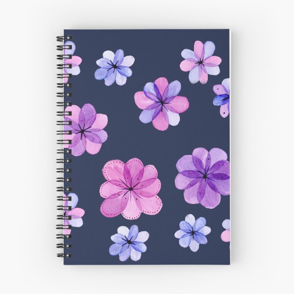 Item preview, Translucent watercolor flowers with dark background designed and sold by Sandra Connelly.