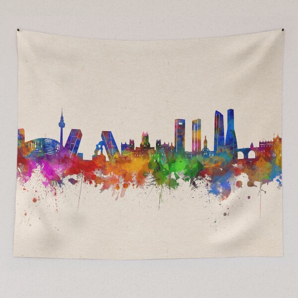 Item preview, madrid skyline designed and sold by BekimART.