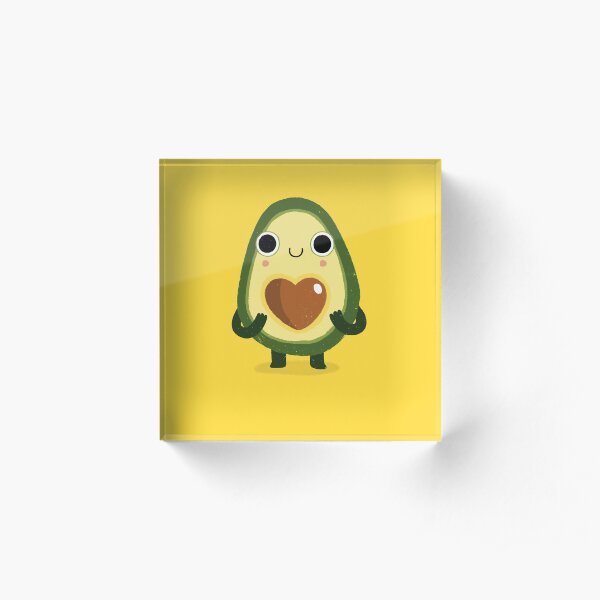 Luvocado Acrylic Block