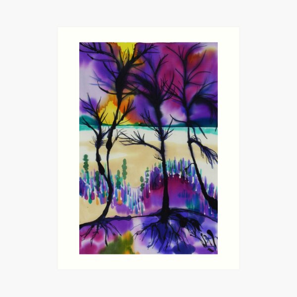 The pond Art Print