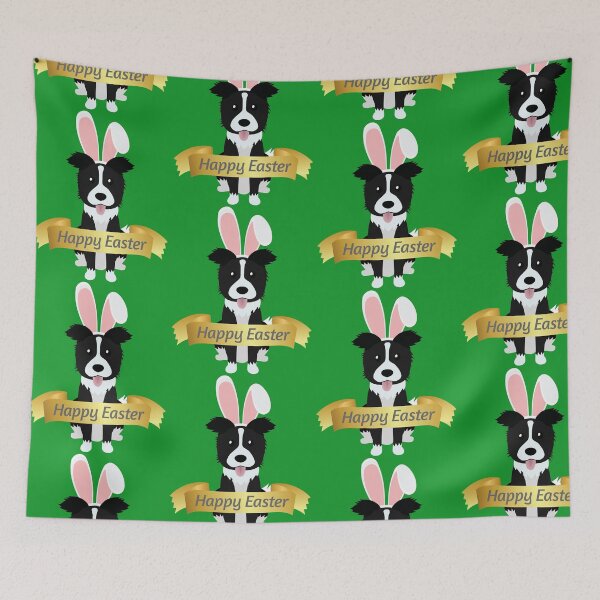 Item preview, Border Collie Happy Easter Bunny Ears Dog Lover Gift designed and sold by peter2art.
