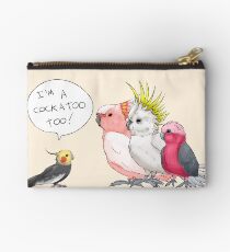 Cockatiel is a cockatoo too! Studio Pouch