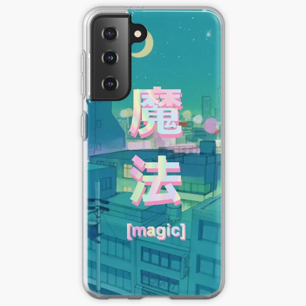 Mahou 魔法 Night Anime Sky Samsung Galaxy Soft Case