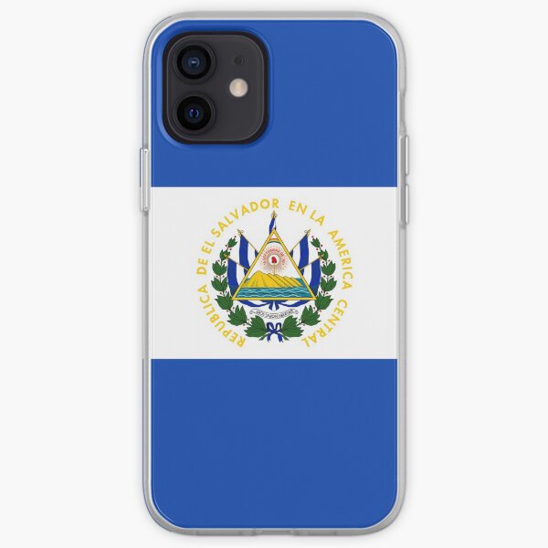 La bandera de El Salvador Funda blanda para iPhone