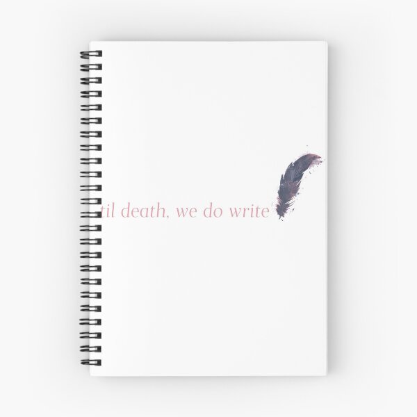 Item preview, til death we do write designed and sold by FandomsShirtsPH Inc.