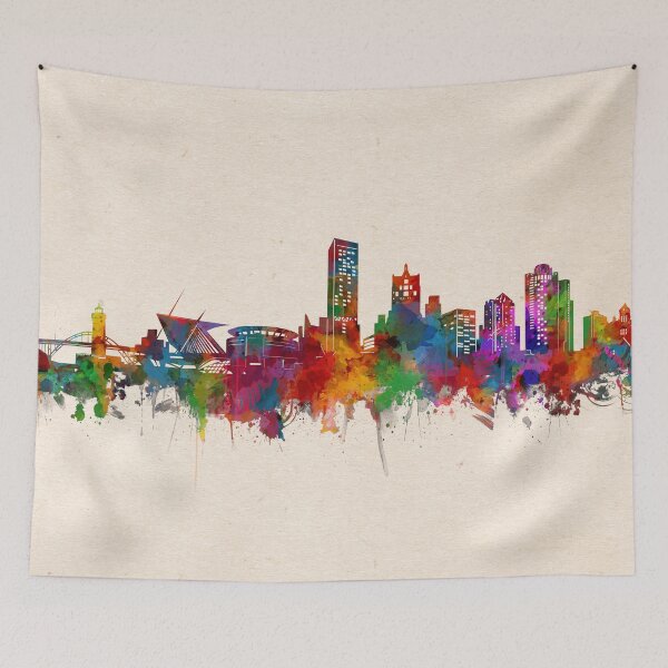 Item preview, milwaukee skyline designed and sold by BekimART.