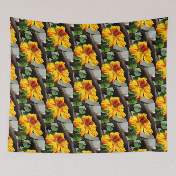 Item preview, Orange nasturtium designed and sold by Ana Belaj.