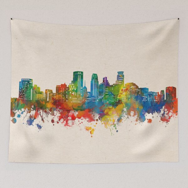 Item preview, minneapolis skyline designed and sold by BekimART.