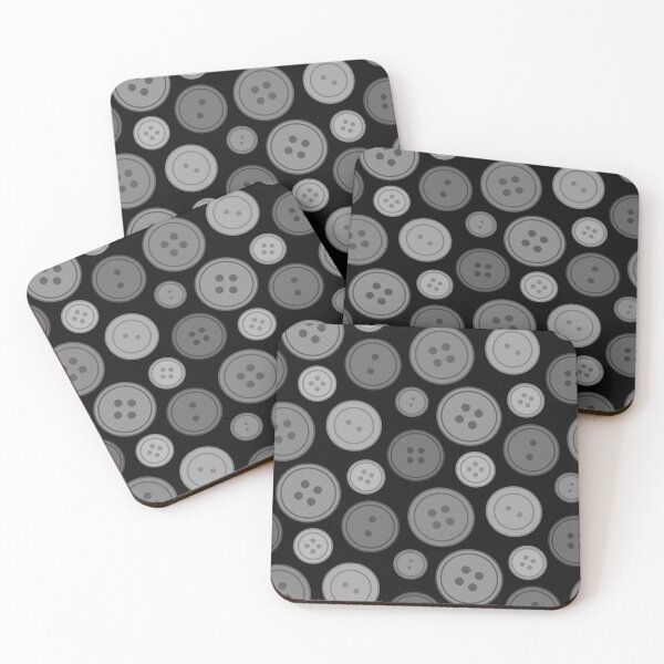 Item preview, Black and White Buttons designed and sold by Charley Zollinger.