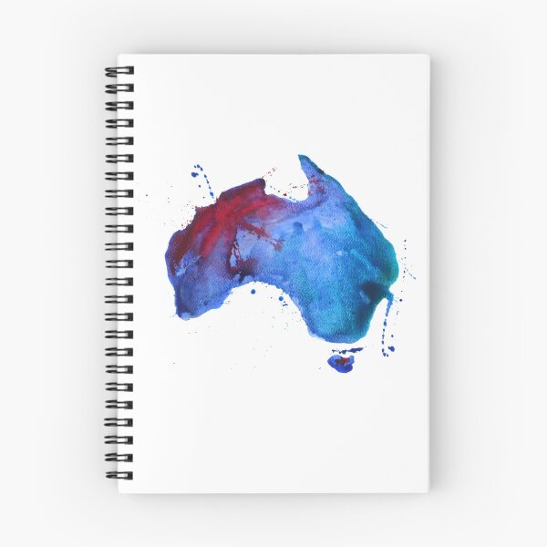 Item preview, Watercolor map of Australia designed and sold by Doodles.