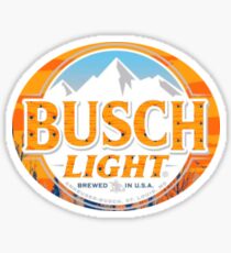 Busch Light Orange Logo Fall Limitierte Auflage Sticker