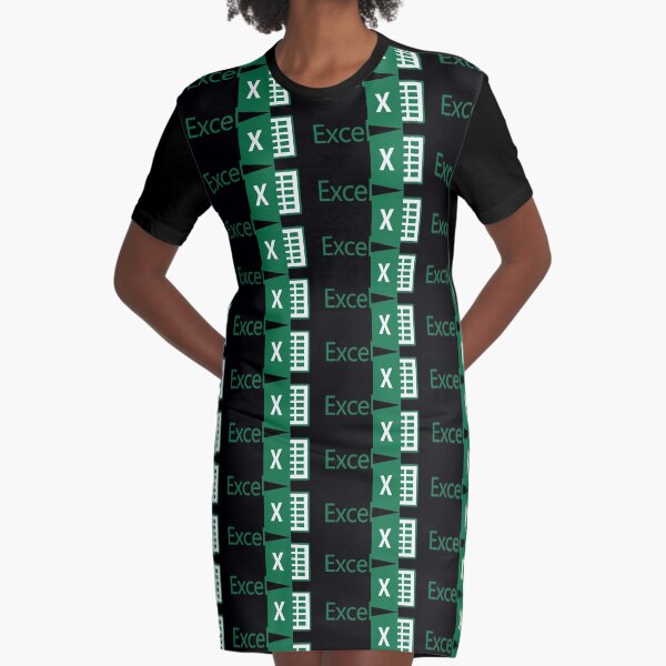 Excel Graphic T Shirt Dress By Indasela Redbubble