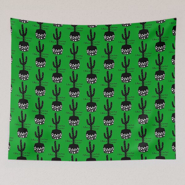 Item preview, Black Cactus In Cute Pot  designed and sold by Oirabot.
