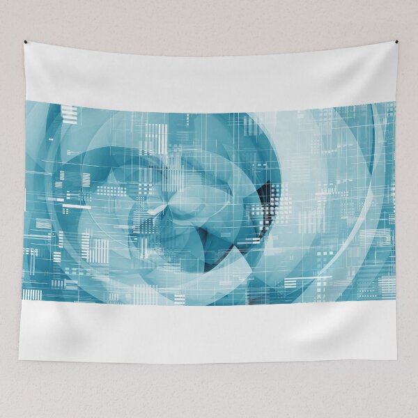 Item preview, Technology Abstract Background with Futuristic Engineering Art designed and sold by kentoh.