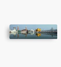 The Golden Temple Wide Shot Canvas Print