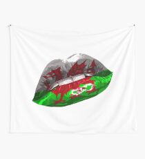 Welsh Dragon Graphic Design Wall Tapestry
