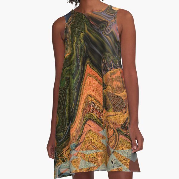 Back to nature A-Linien Kleid