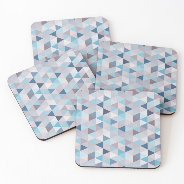 Item preview, Mauve Blue Small Triangles B designed and sold by BlertaDK.
