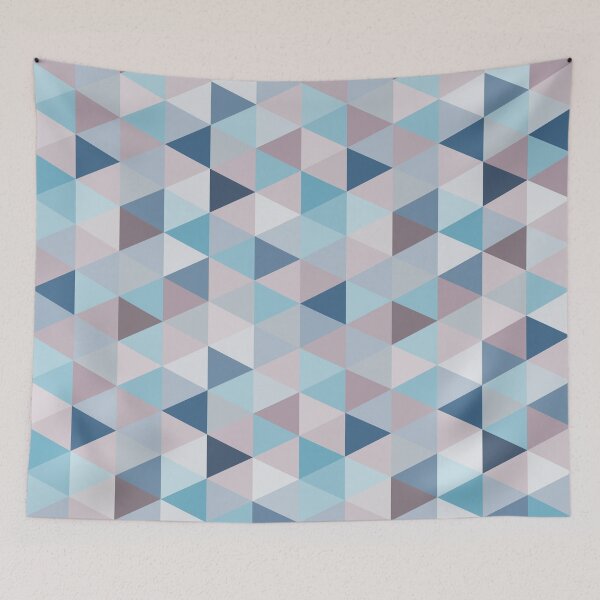 Item preview, Mauve Blue Small Triangles B designed and sold by BlertaDK.