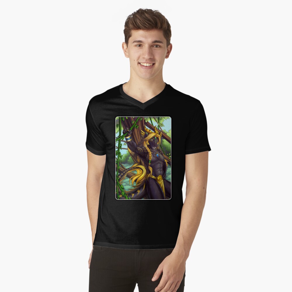 Item preview, V-Neck T-Shirt designed and sold by cybercat.
