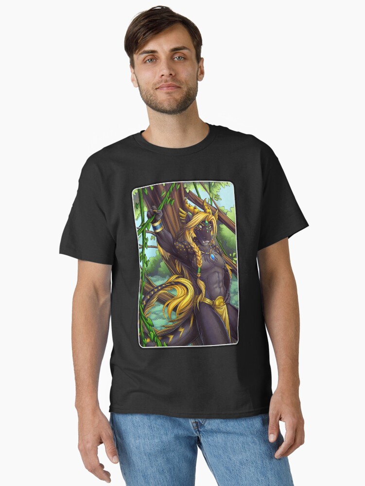 Thumbnail 2 of 7, Classic T-Shirt, Forest Guardian Dragon designed and sold by cybercat.