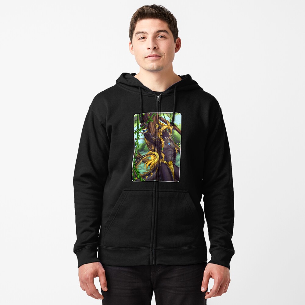 Item preview, Zipped Hoodie designed and sold by cybercat.