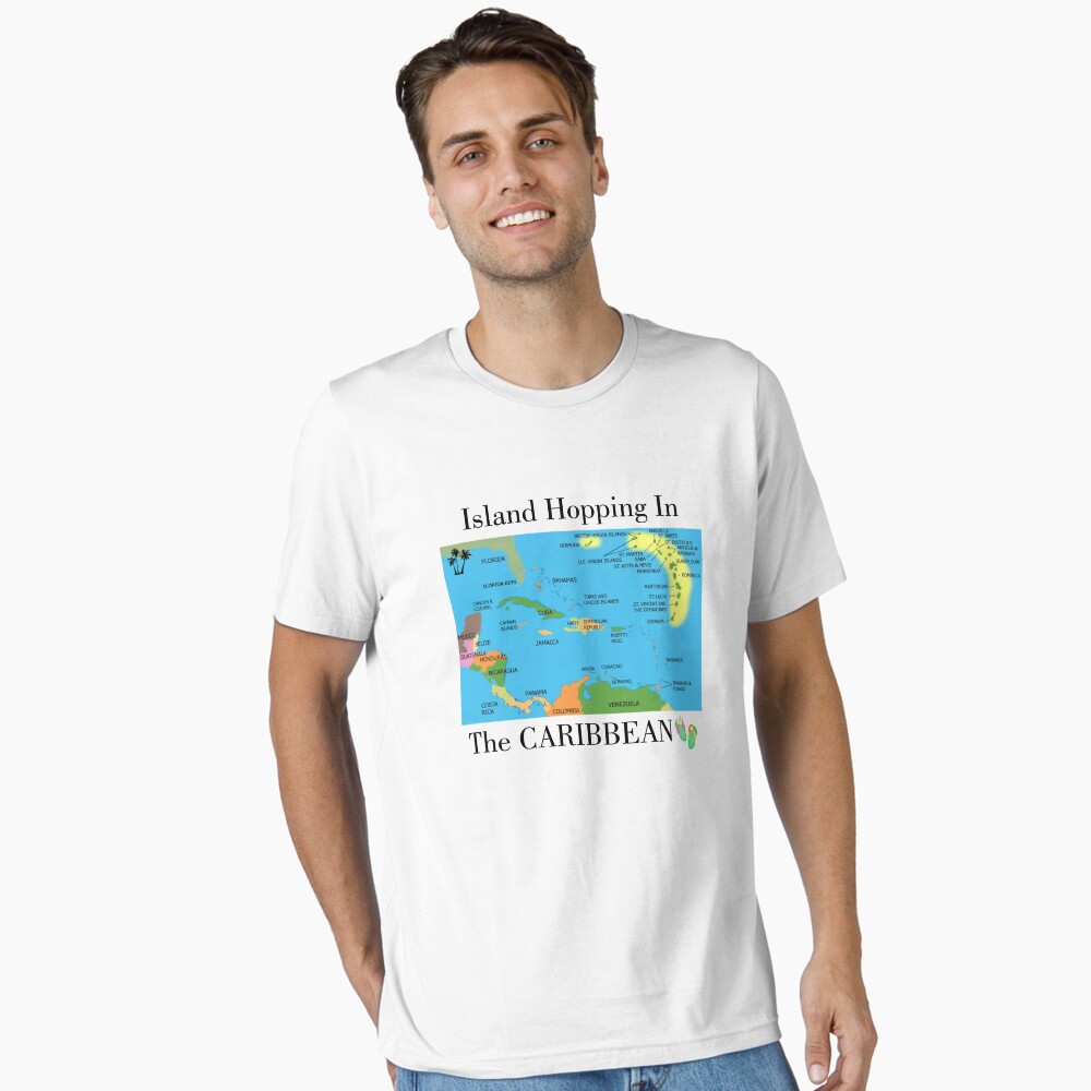 Island Hopping in the Caribbean Poster