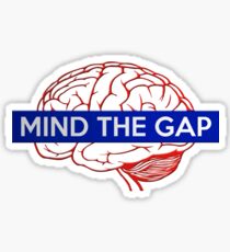 Mind the gap - Brain #2 Sticker