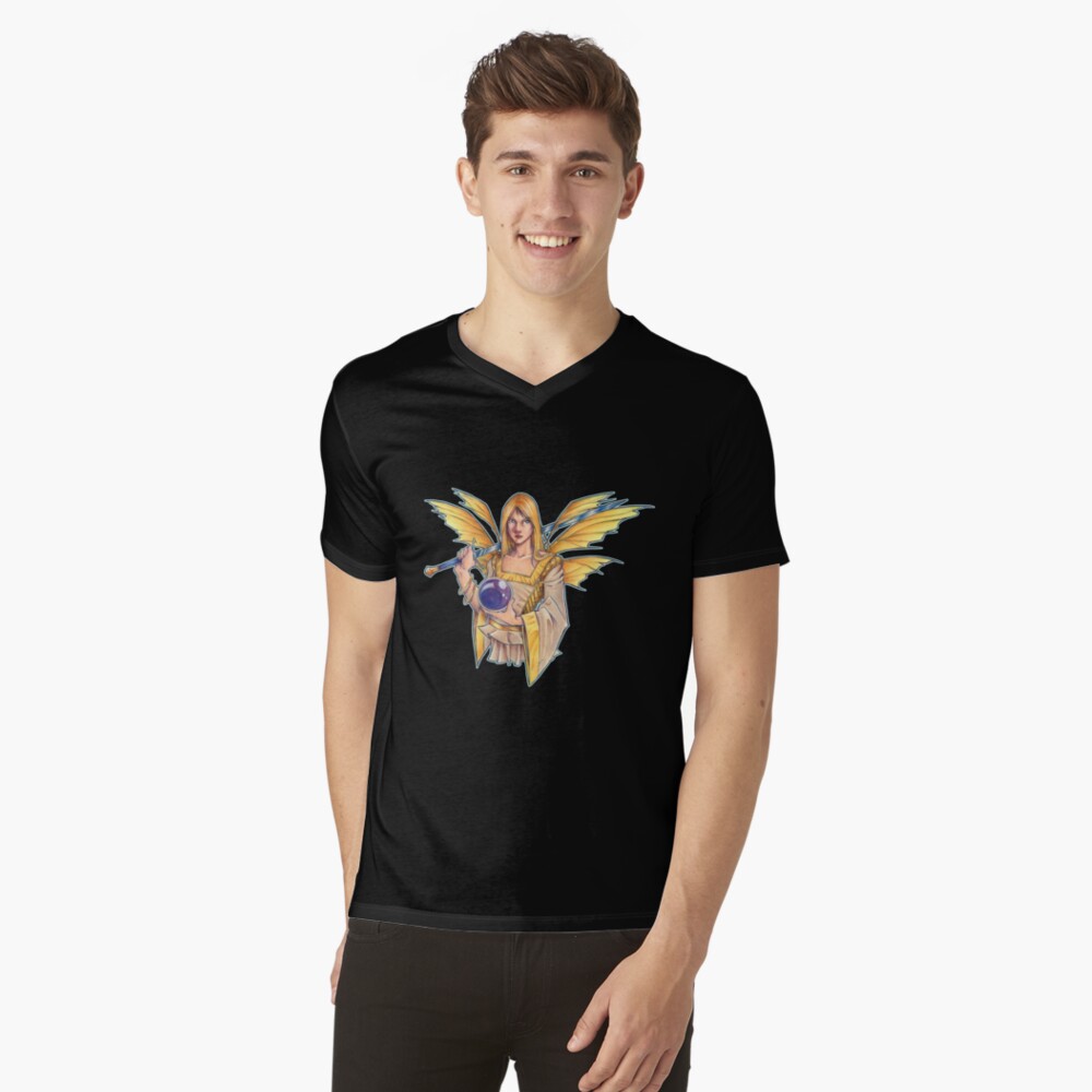 Item preview, V-Neck T-Shirt designed and sold by cybercat.