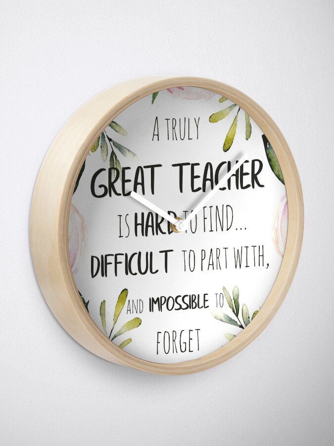 Great teacher Quote / Teacher Farewell gift Leaving Gift Idea / Teacher  appreciation / School Quote