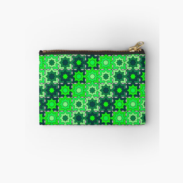 Item preview, Green abstract star pattern designed and sold by Carrie_Anne_Designs.