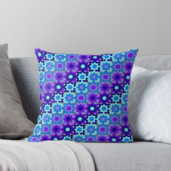 Item preview, Blue abstract star pattern designed and sold by Carrie_Anne_Designs.