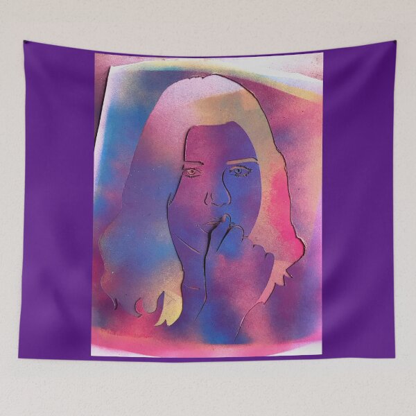 Item preview, Stencil Face - Accepting w/ Background designed and sold by Lindecent.