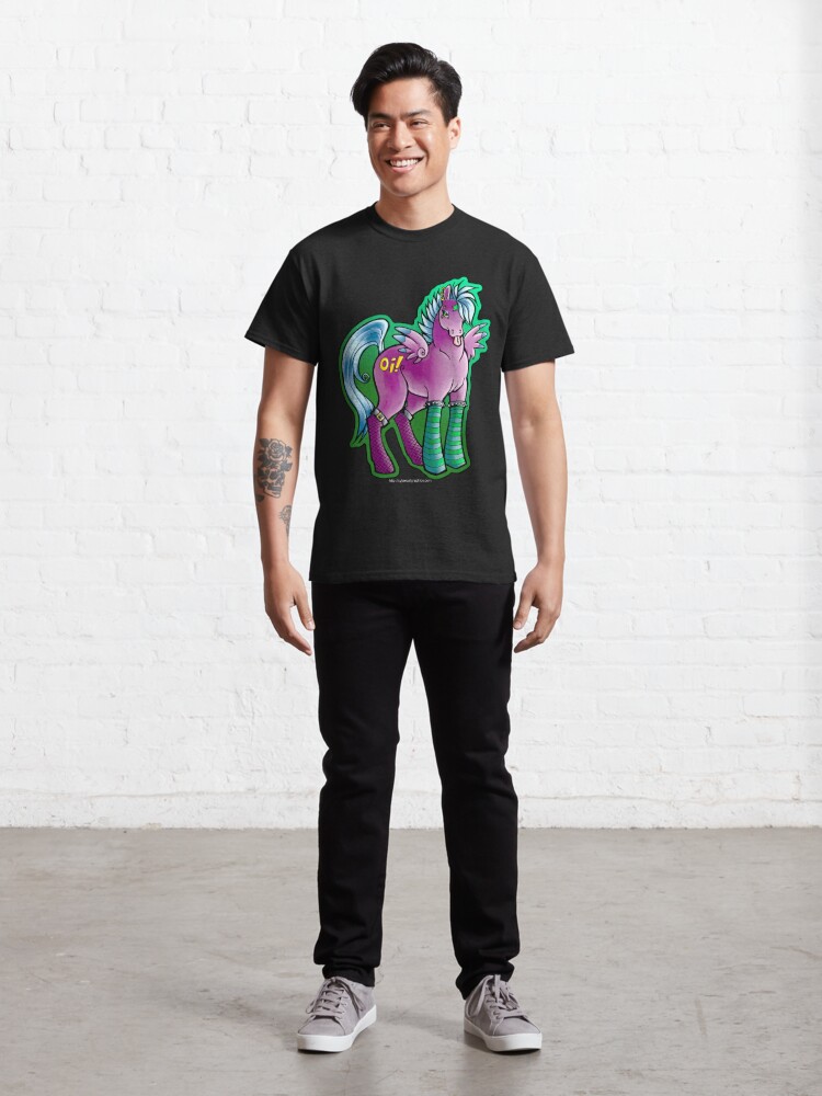 Thumbnail 3 of 7, Classic T-Shirt, Punkee Pony designed and sold by cybercat.