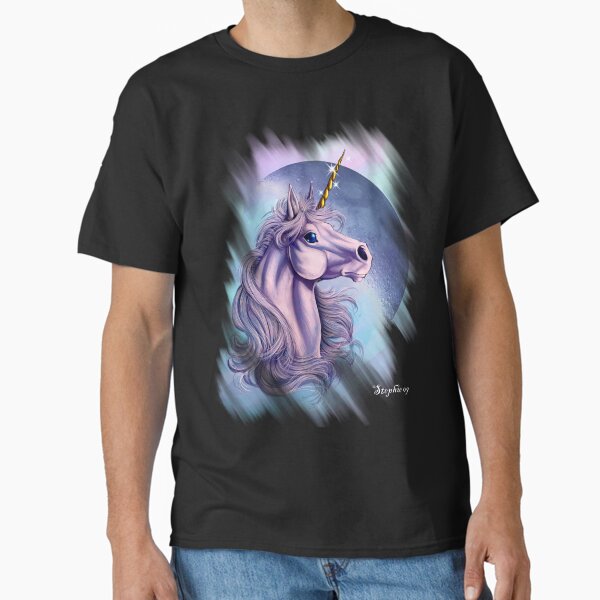 Item preview, Unicorn Fantasy T Shirt designed and sold by cybercat.