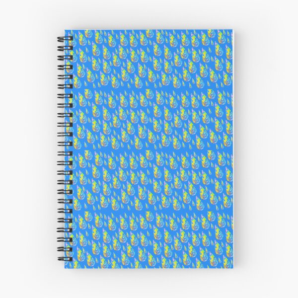 Item preview, Liquid Rainbow in Blue. A cute design featuring rainbow raindrops on a soft blue background.  designed and sold by innerspectrum.