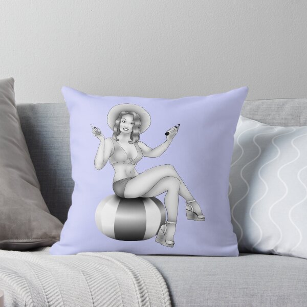Item preview, ReVaped Pin Up 3 Greyscale designed and sold by ChePanArt.