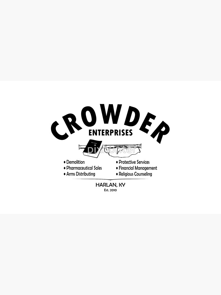 "Crowder Enterprises (Black)" Coffee Mug for Sale by pixhunter Redbubble