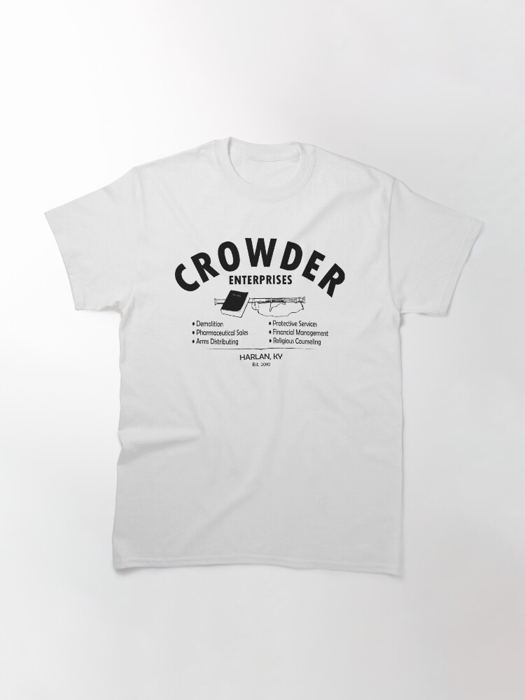 "Crowder Enterprises (Black)" Tshirt by pixhunter Redbubble