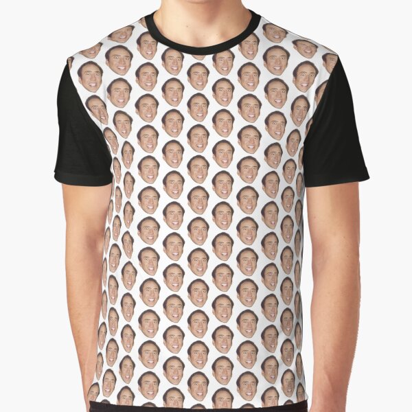 Item preview, Nicolas Cage Face Pattern Design designed and sold by shirtfaced.