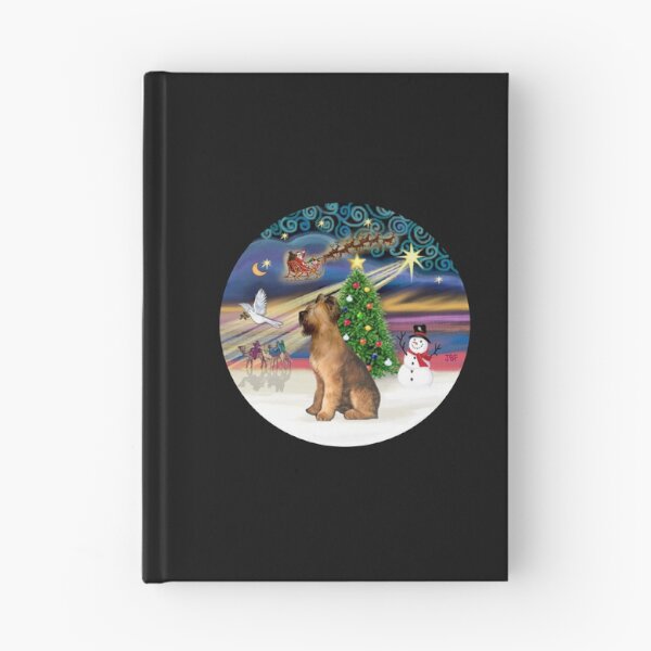 Item preview, Christmas Magic with a Briard designed and sold by JeanBFitzgerald.