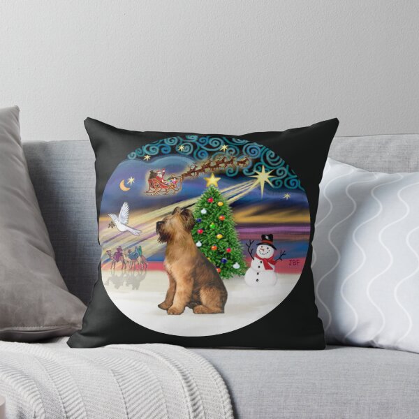Item preview, Christmas Magic with a Briard designed and sold by JeanBFitzgerald.