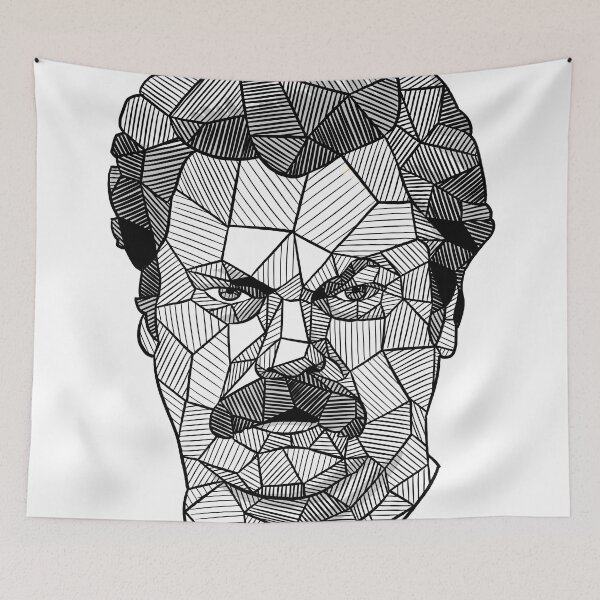 Item preview, Sketchy Geometric Ron Swanson designed and sold by polliadesign.