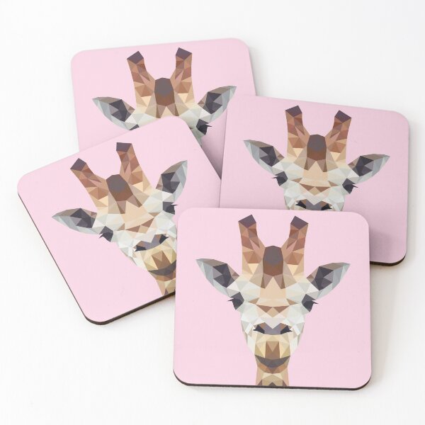 Item preview, Pink and Brown Giraffe  designed and sold by drxgonfly.