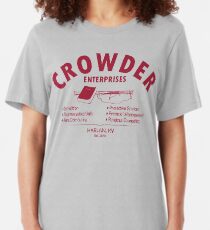 Crowder Enterprises (Maroon) Slim Fit T-Shirt