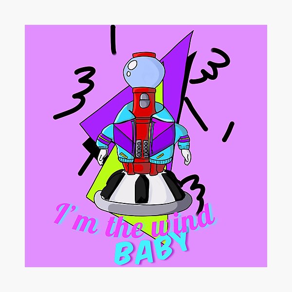 Item preview, I’m the wind baby  designed and sold by Pixel & Verse.