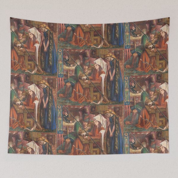 Item preview, Dante Gabriel Rossetti - The Tune of Seven Towers designed and sold by Vintage Designs +.