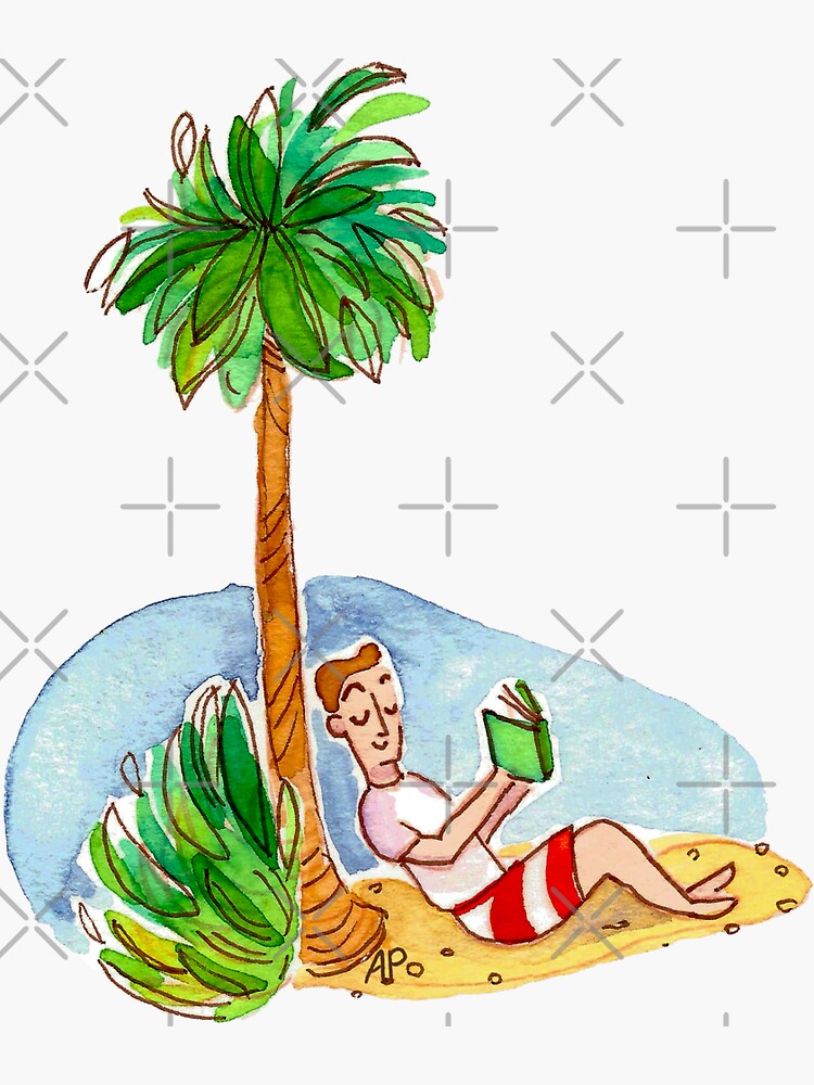 Vintage Beach - Palm Reader by annieparsons