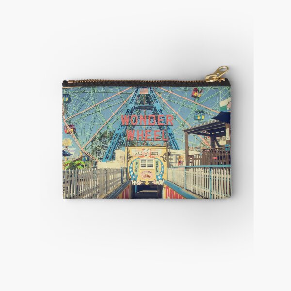 Item preview, Coney Island, wonder wheel ferris wheel with vintage neon sign  designed and sold by Reinvention.
